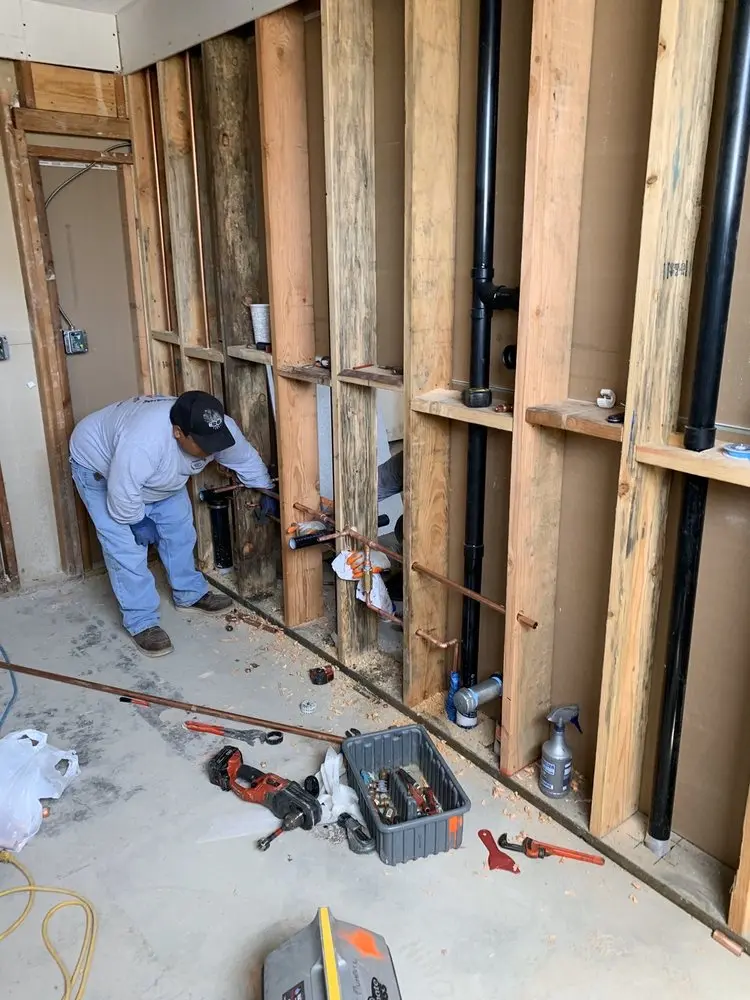 Commercial rough-in plumbing for Gas Line Repair in Carroll Heights